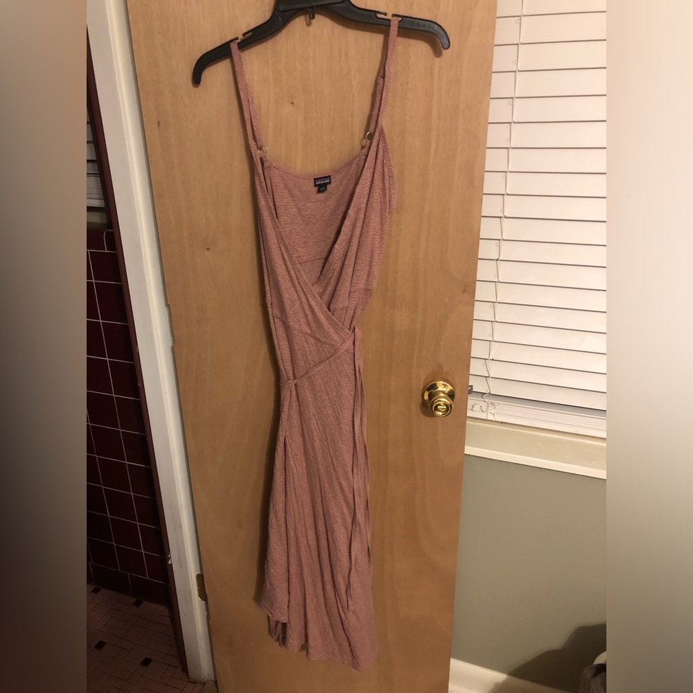 Patagonia Pink Wrap Dress